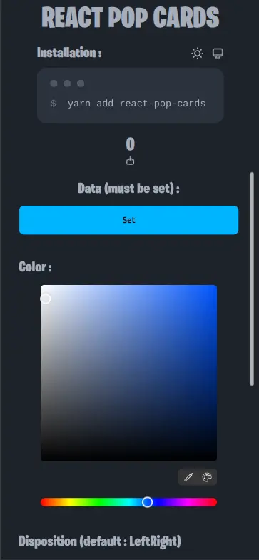 react-pop-cards
